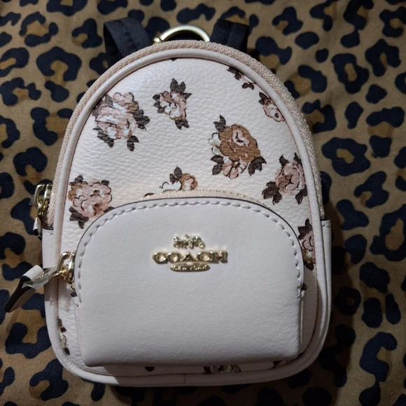 Coach | Bags | Coach Nwt Mini Court Rosetta Floral Backpack  display picture 1